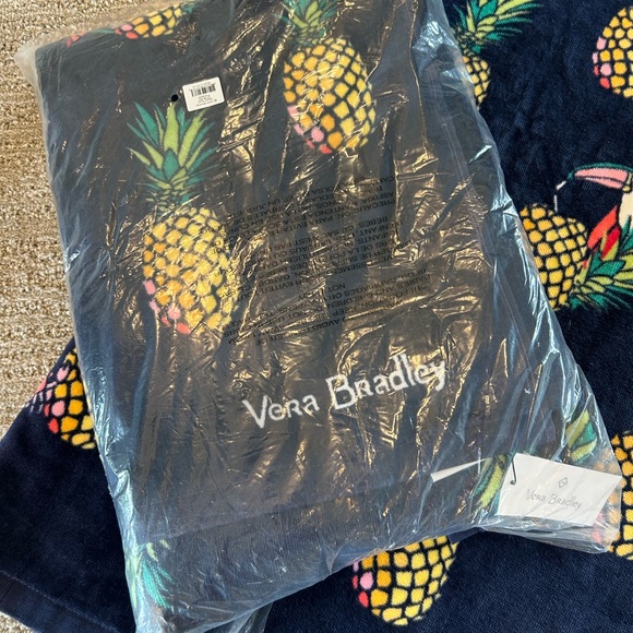 Vera Bradley Other - NWT Vera Bradley Pineapple Print Towel.Oversized beach towel. Measures 66”x34”.